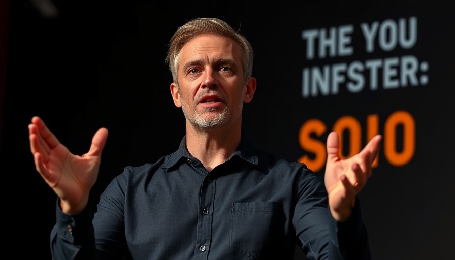 Confident speaker gestures during presentation on memory improvement.
