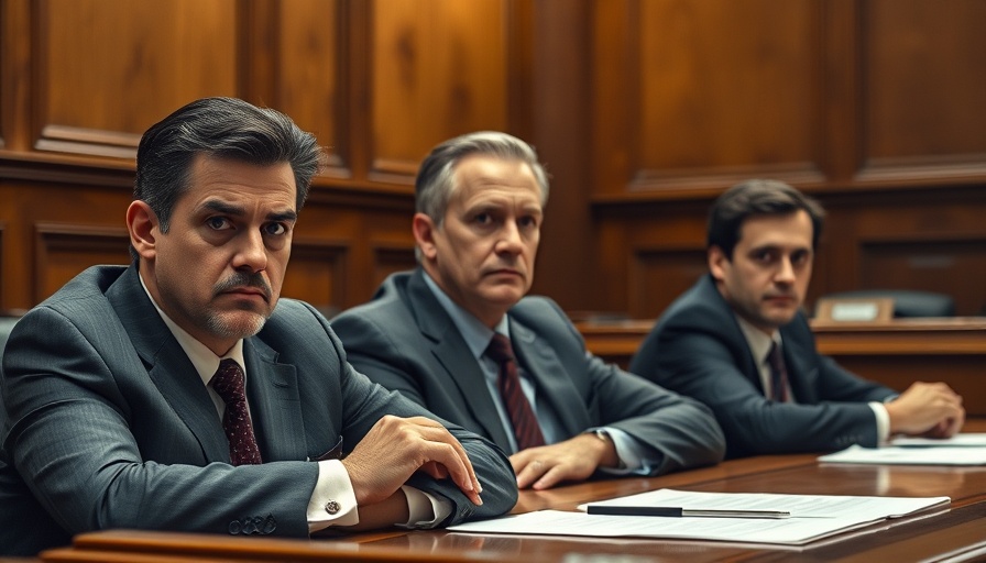 Men in courtroom listening attentively, related to Antoine Reagan conviction.