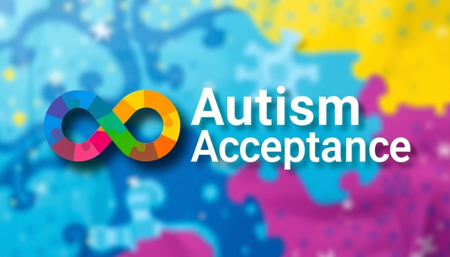 Autism acceptance banner highlighting inclusivity in art.