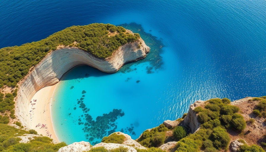 Stunning places in Lefkada Greece with turquoise waters and cliffs.