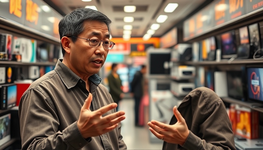 Middle-aged man explains China's rare earth minerals monopoly.