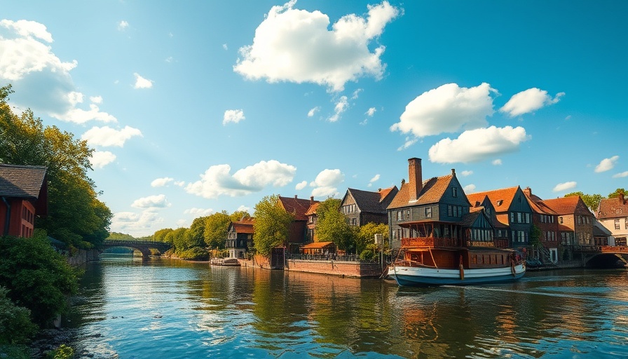 Charming riverside with steamboat reflecting lost attractions of Central Florida.