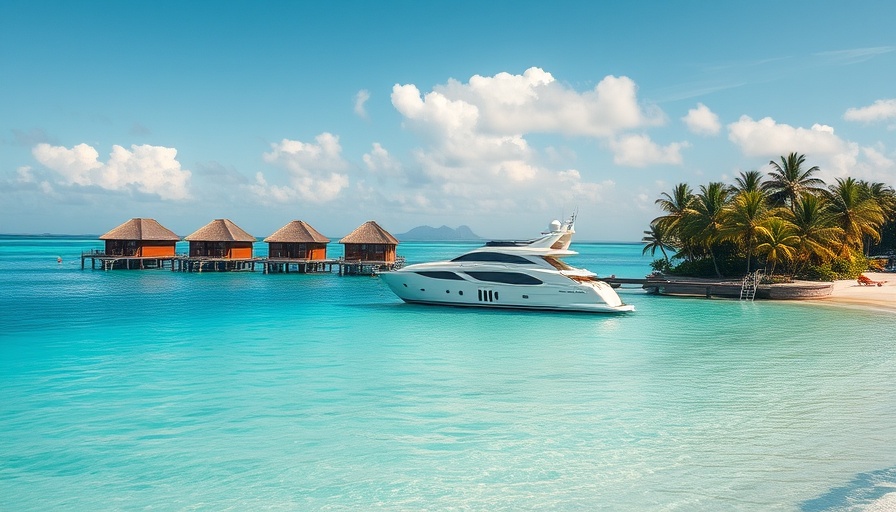 Scenic view of Samoa with overwater bungalows and turquoise sea.