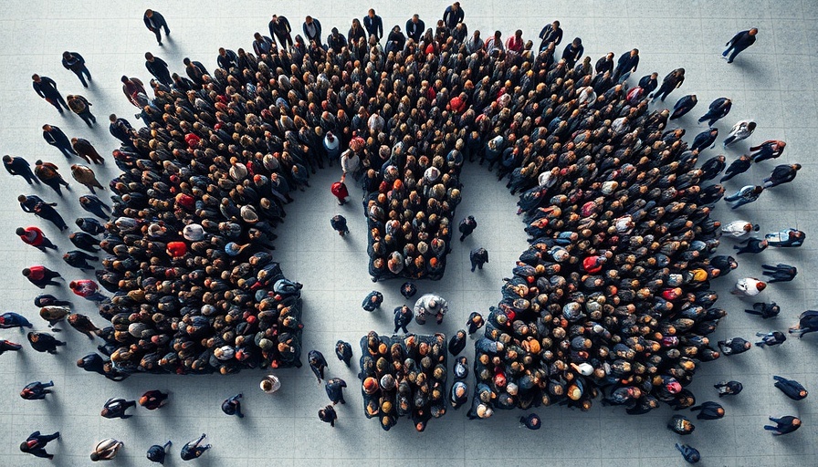 Manifest money concept with crowd forming a question mark.