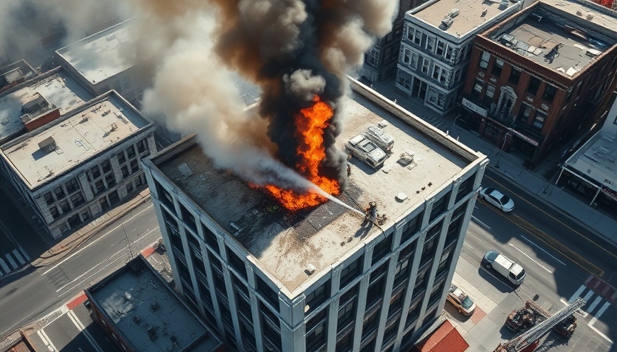 Firefighters combat fire on commercial building in St. Pete Beach