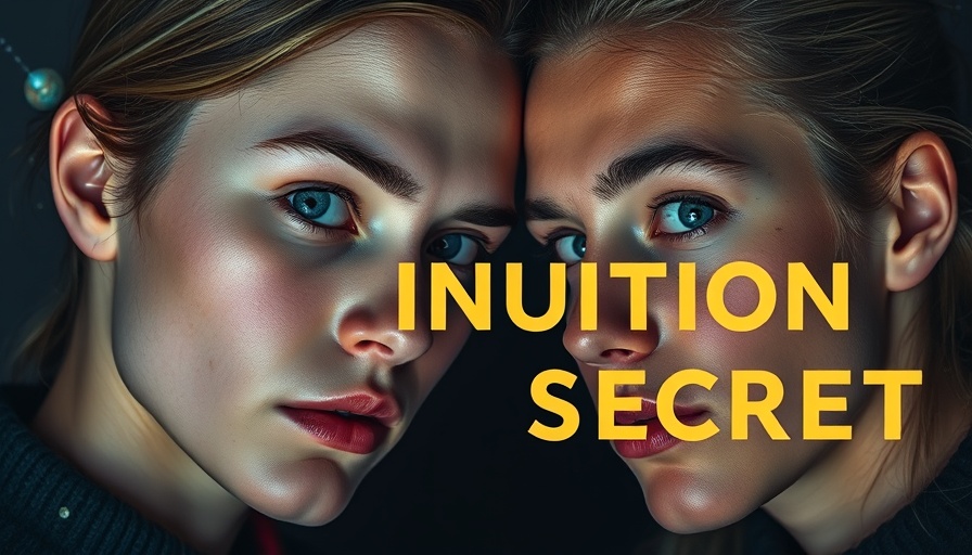 Cosmic-themed Icelandic Art of Intuition with two thoughtful individuals.