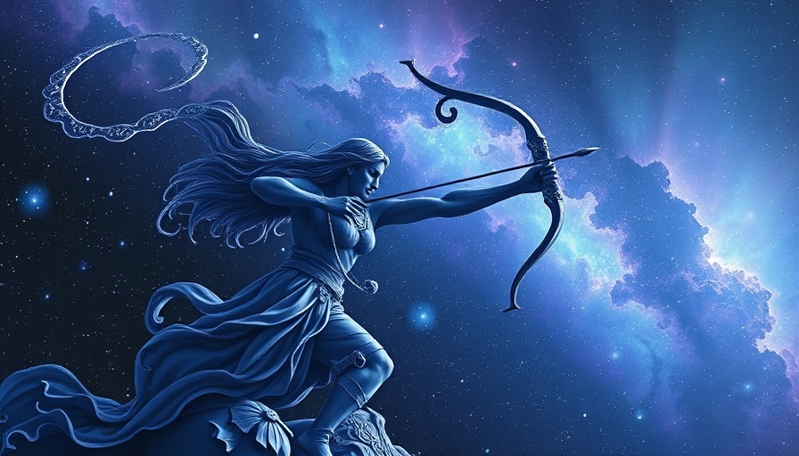 Mythical Sagittarius archer amidst stars - how to find the Milky Way.