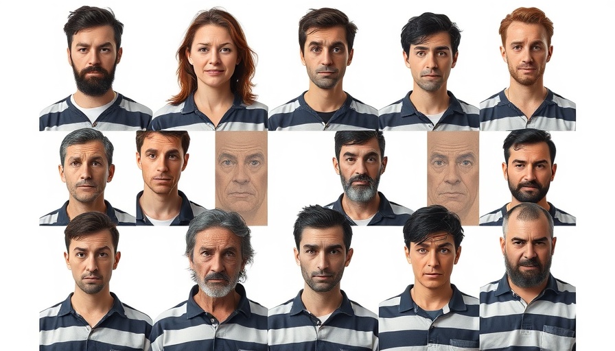 Grid of ten mugshots related to New Orleans jailbreak news.