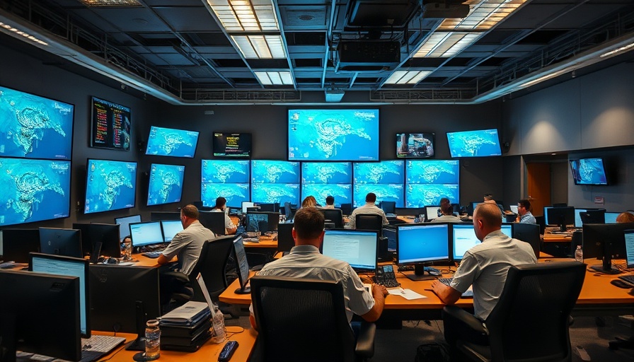 Hurricane preparedness in Seminole County emergency operations center.