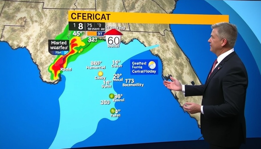 Central Florida Weather Forecast presented by forecaster.
