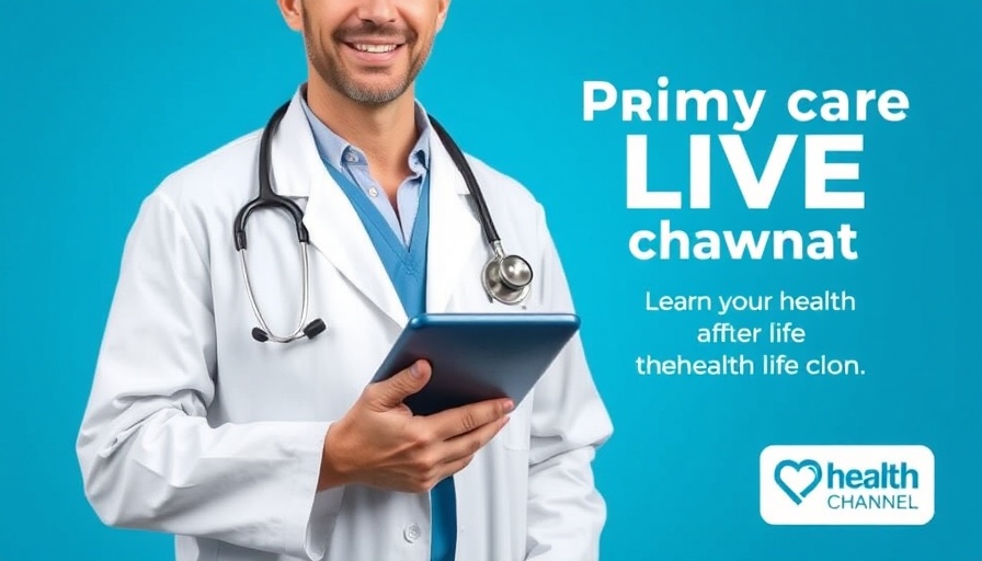 Live broadcast with primary care physician on health channel.