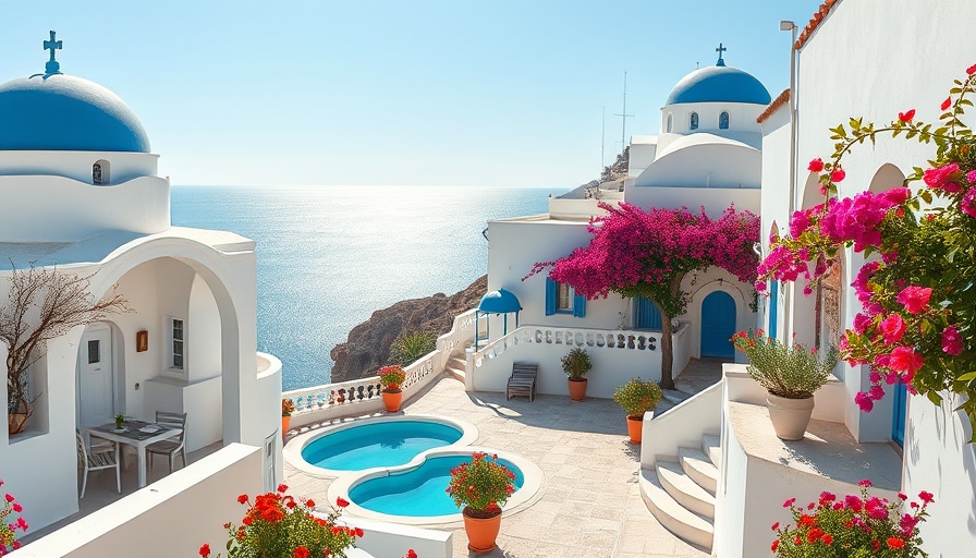 Stunning travel destination with Mediterranean architecture in Milos, Greece.
