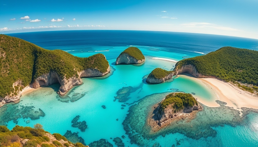 Stunning view of beach and cliffs in Lefkada's beautiful landscapes
