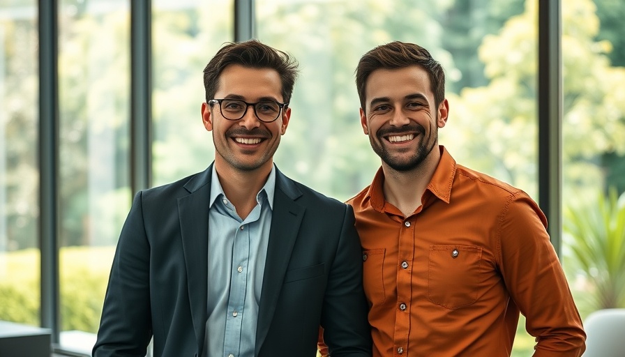 Two men discussing in a bright office, Manage Stress Effectively.