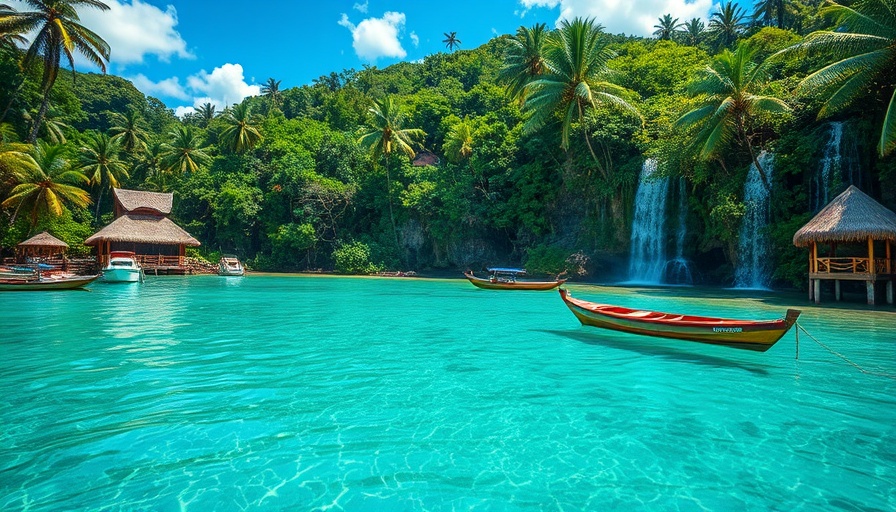 Picturesque Zanzibar beach scene highlighting travel destinations.
