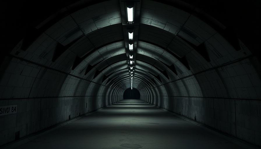 London wartime tunnels tourist attraction with dim lighting.