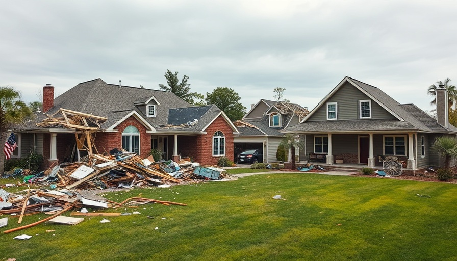 Pinellas County tornado damage showing severe home destruction.