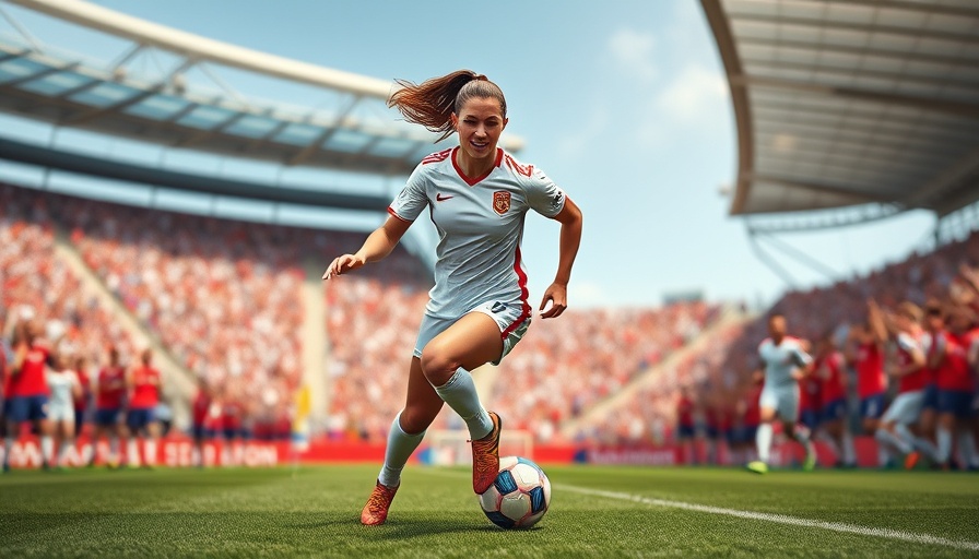 Aitana Bonmatí in dynamic play on the soccer field at Euro 2025.