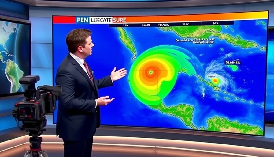 Orlando News feature on tropical storm trajectory.