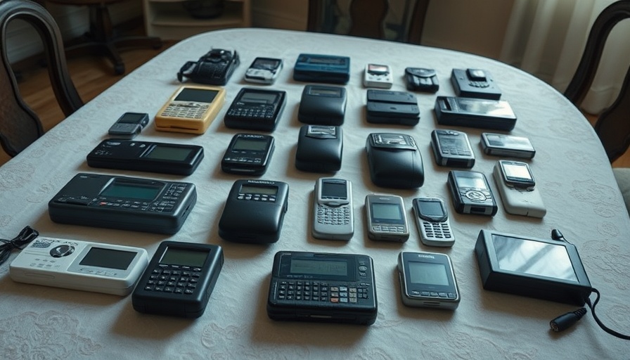 Confiscated devices from Florida skimming theft operation.