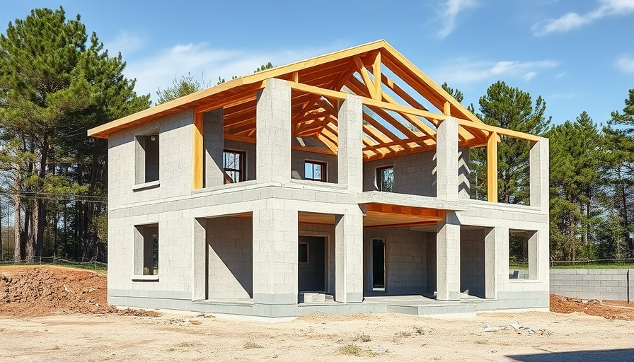 Deltona development moratorium: unfinished house at construction site.