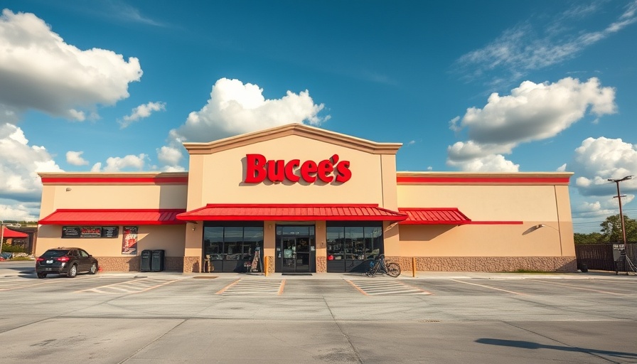 Buc-ee's store facade under clear sky, Florida expansion context.