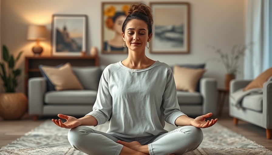 5-Minute meditation for focus and clarity, woman meditating.