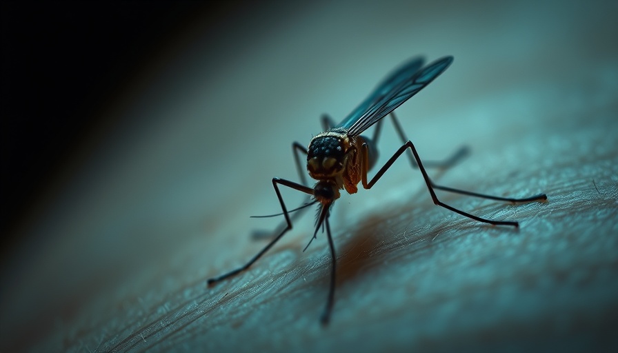 Close-up of Florida's most hated insect, the mosquito.