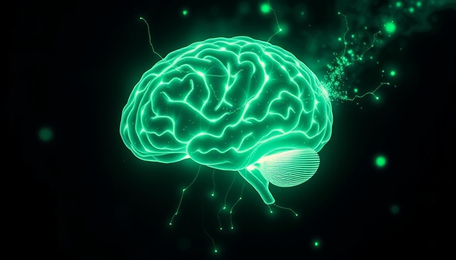 Manifest money out of thin air: futuristic glowing brain.