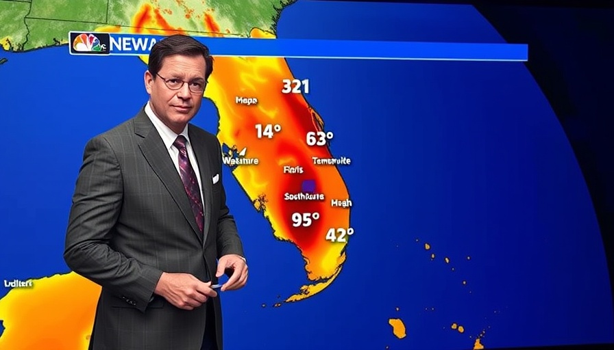 Weather forecaster discussing Weather Updates in South Florida.