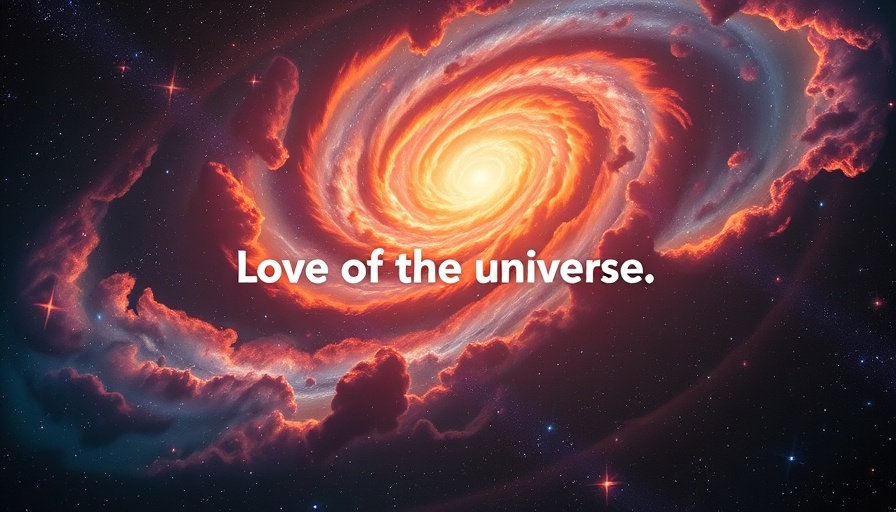 Manifest money cosmic scene with nebula and stars.