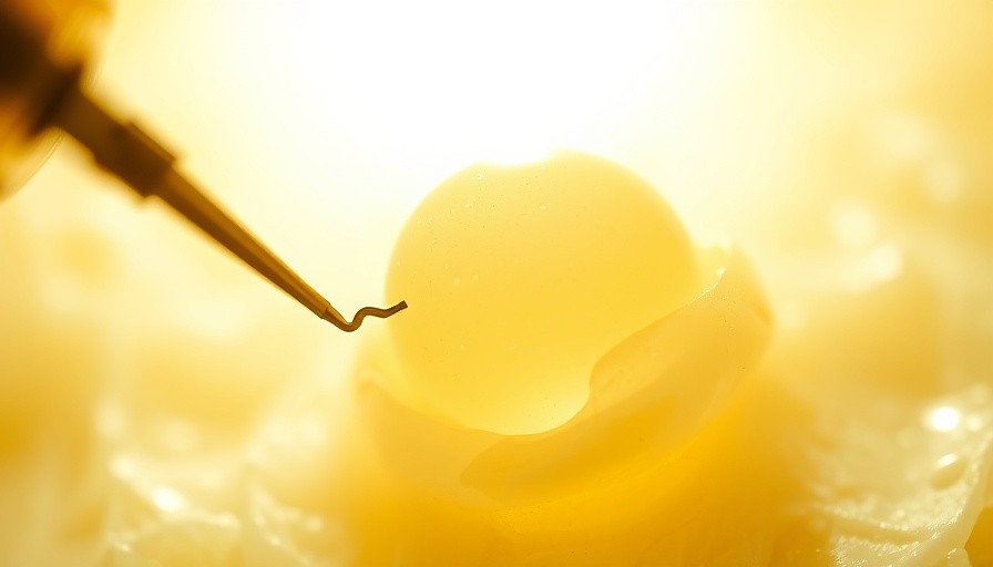 Microscopic view of egg cell used in three-parent babies genetic disease prevention.