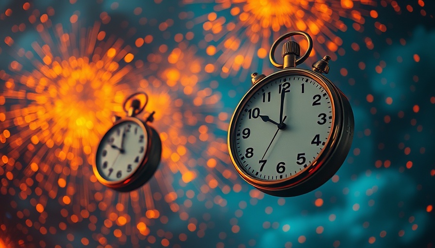 Surreal clocks in cosmic background with 'From This Moment Forward' text, manifest money theme.