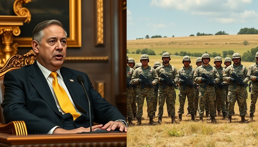 Trump Deportation Opposition discussion with military presence