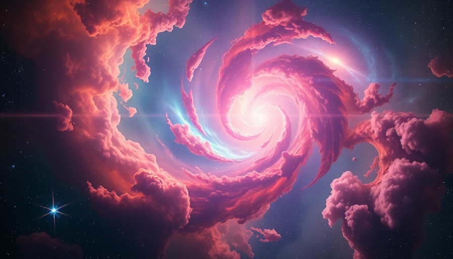 Cosmic nebula symbolizing manifesting money out of thin air.