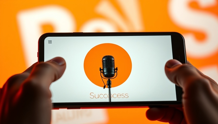 Dynamic podcast display focusing on daily intention for success.