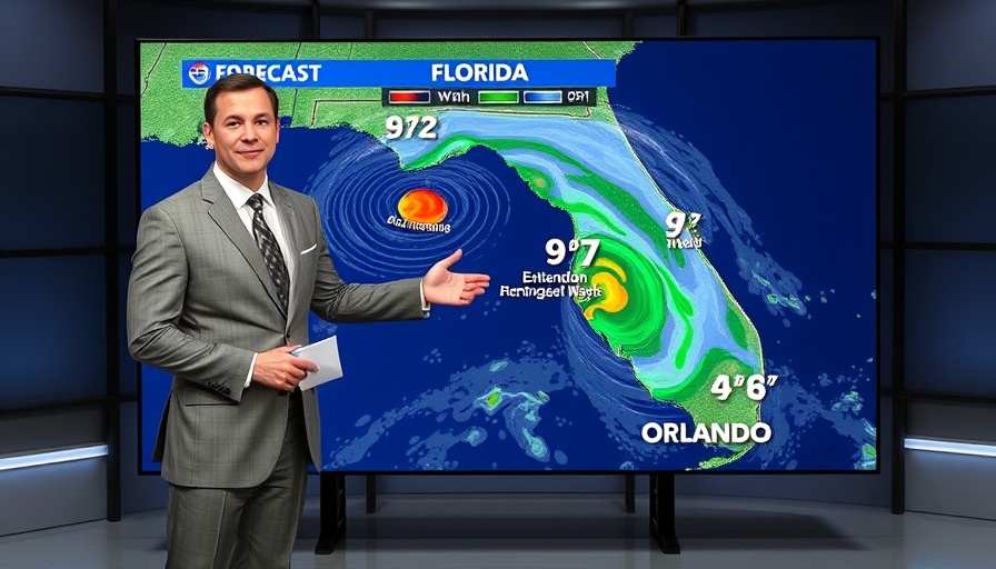 Weather updates Orlando map with meteorologist