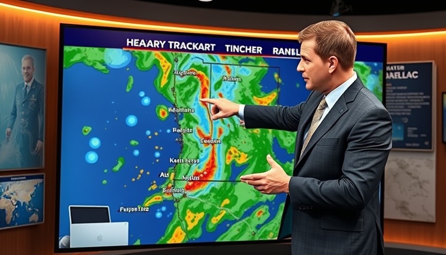 South Florida Weather Updates forecast with meteorologist presenting rain tracker.