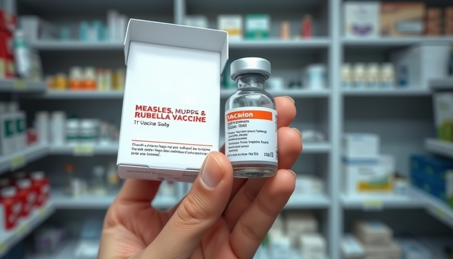 Close-up of a vaccine vial in a pharmacy, US childhood vaccination rates decline.