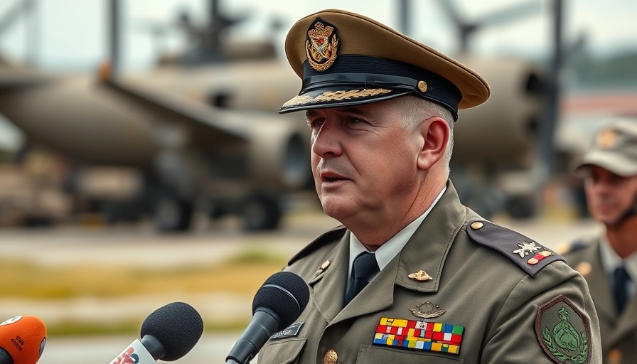 Military officer discussing Fort Stewart shooting with media.