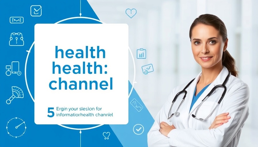 Primary care importance for family health, promotional poster for online doctor session.