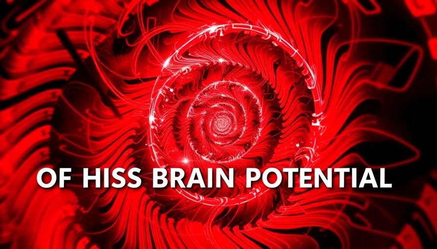 Hypnotic spiral with brain potential text, symbolic visualization.