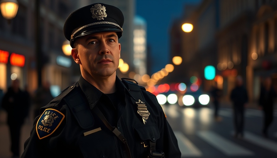FBI and DEA agents patrolling Washington D.C. streets at night.