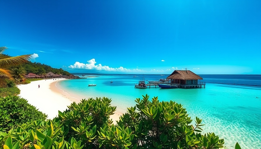 Stunning aerial views of Iboih, Indonesia with turquoise waters.