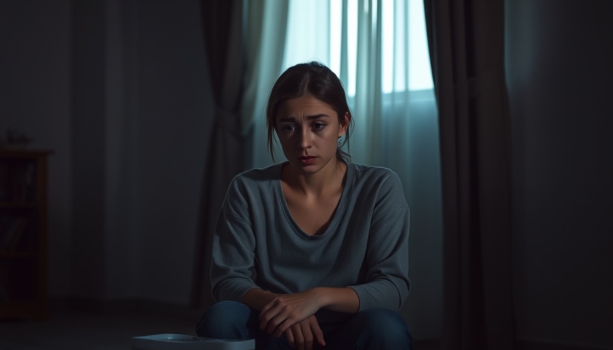 GLP-1 Medications and Fertility Risks: Woman looking concerned near a scale.