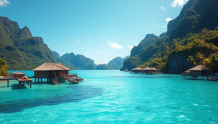 Stunning Places with overwater bungalows and clear waters.