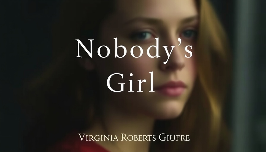 Cover of Virginia Giuffre's memoir 'Nobody's Girl'.