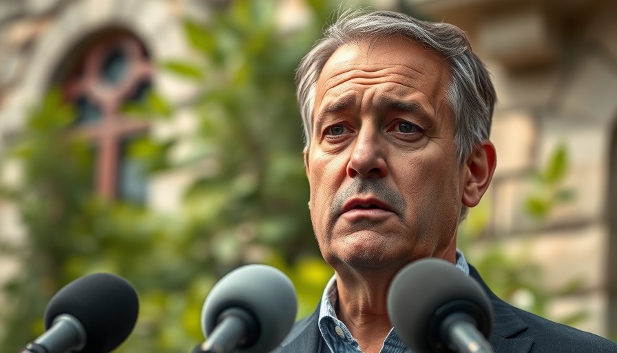 Father speaks at press conference about Catholic school shooting victim.