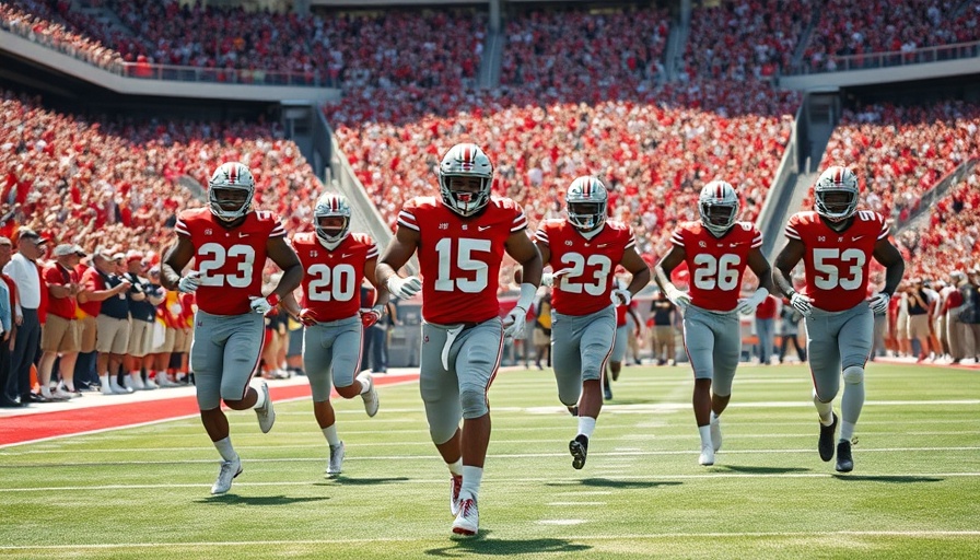 Ohio State football players celebrate ranking No. 1 in AP Top 25