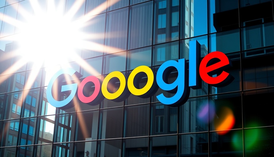 Google logo on building suggesting privacy concerns.